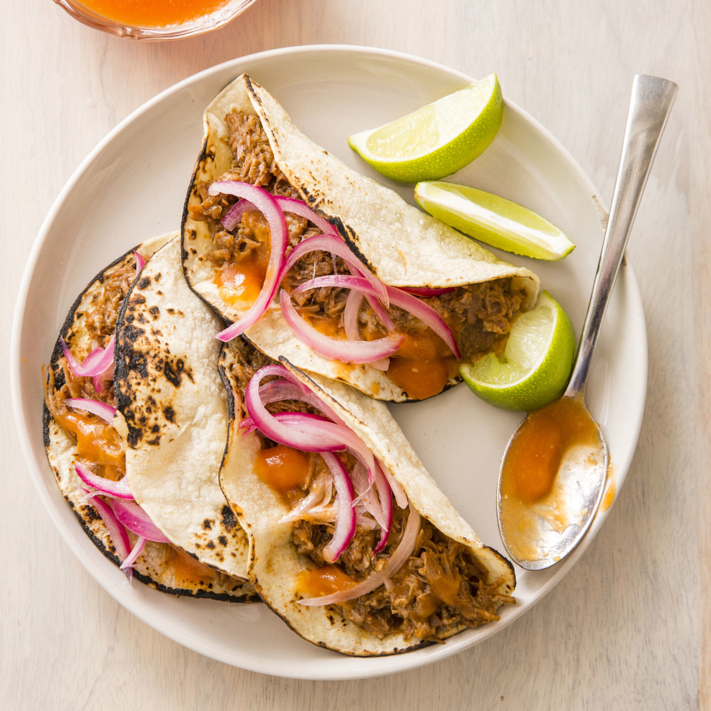 Food Column ATK Citrus Braised Pork Tacos